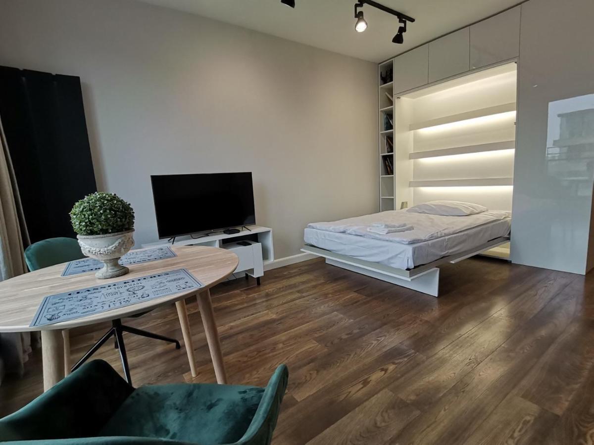 Appartamento Nowoczesny Apartament Z Widokiem Varsavia Esterno foto