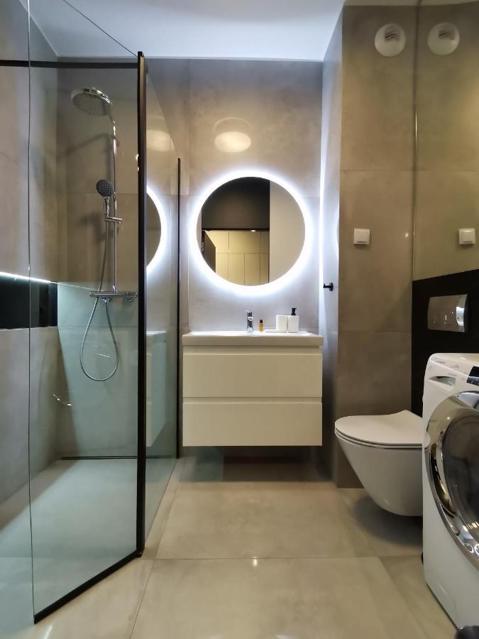 Appartamento Nowoczesny Apartament Z Widokiem Varsavia Esterno foto