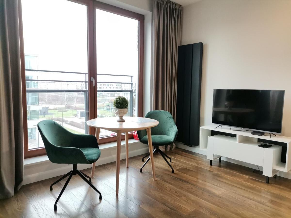 Appartamento Nowoczesny Apartament Z Widokiem Varsavia Esterno foto